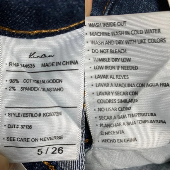 KANCAN jeans Mid Rise Ankel Destoyed Skinny Jeans, 5/26. New with tag - Picture 10 of 16